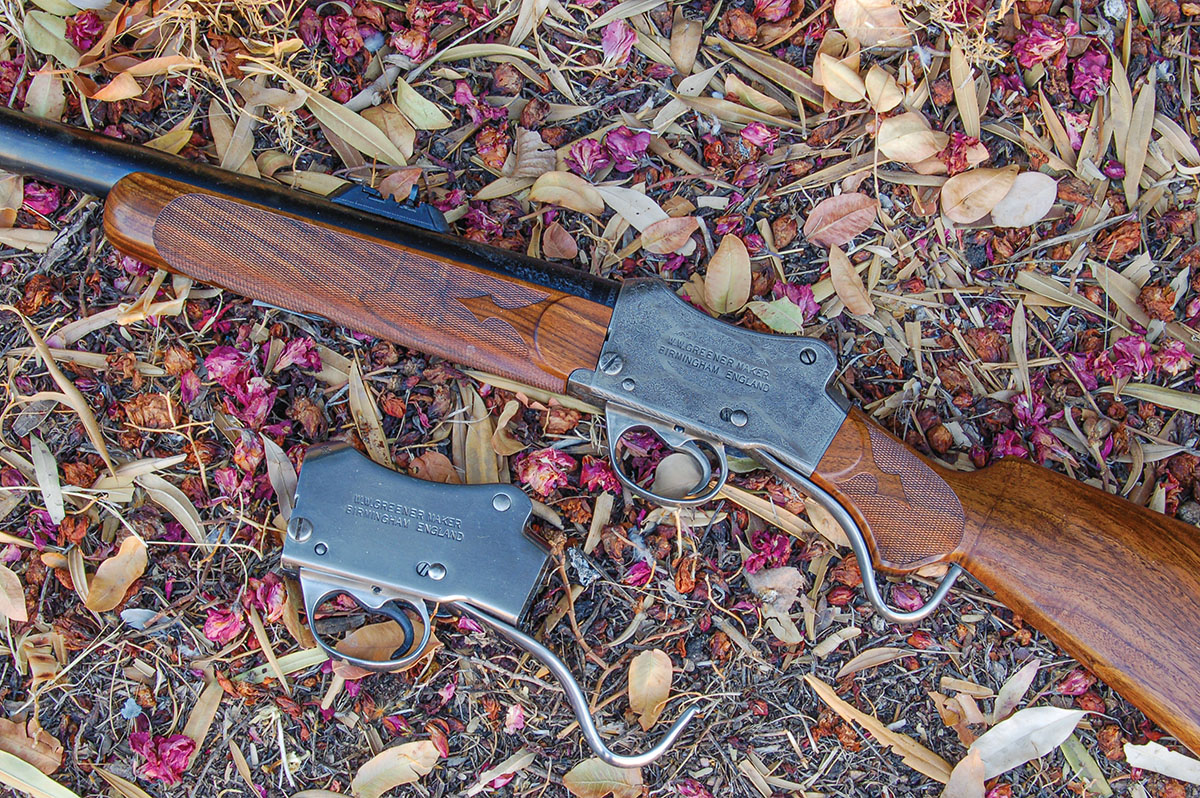Gil’s ball gun on a GP action and an identical action yet to be barreled.